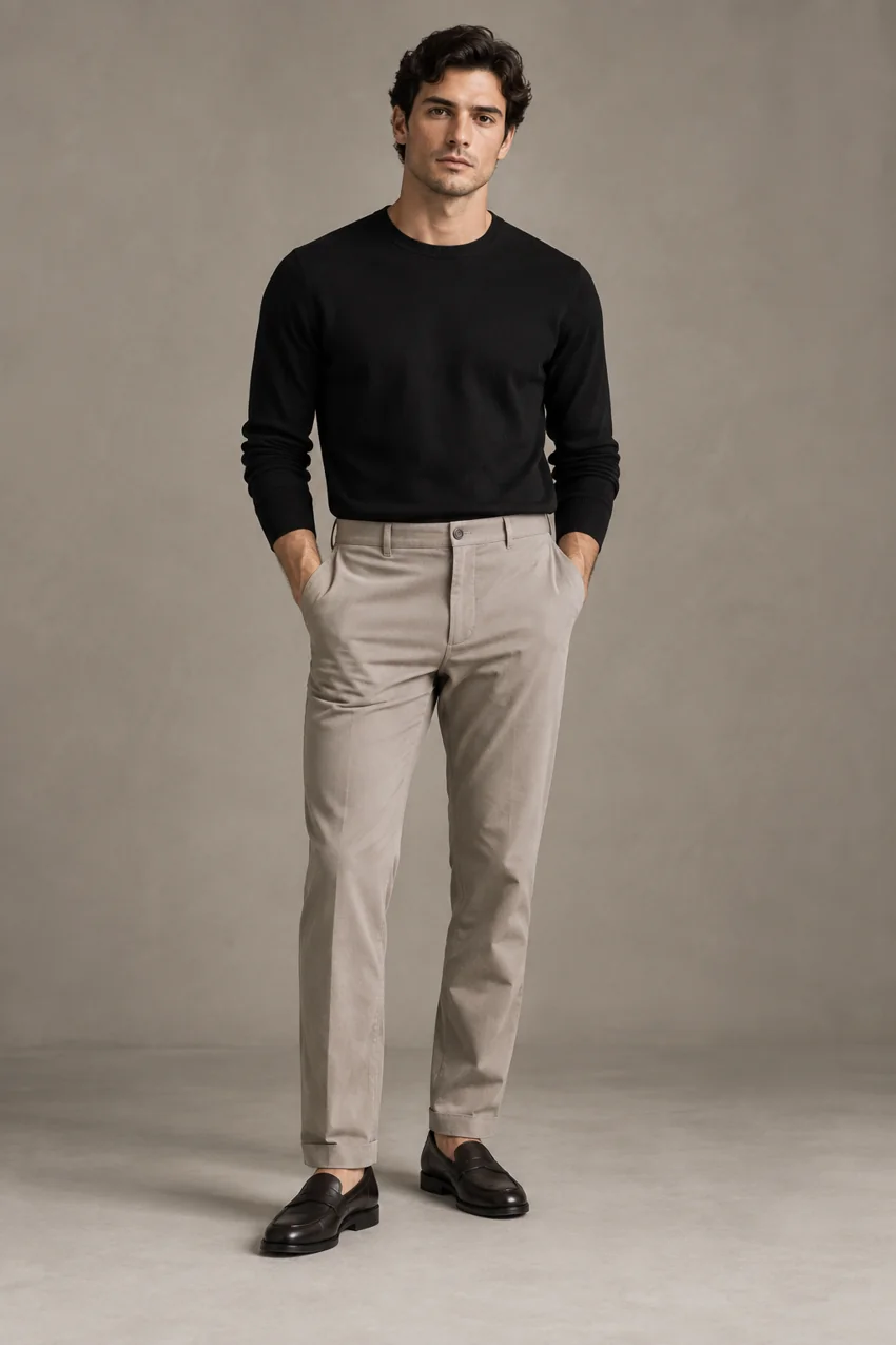 Line Chino Pantolon, Vizon